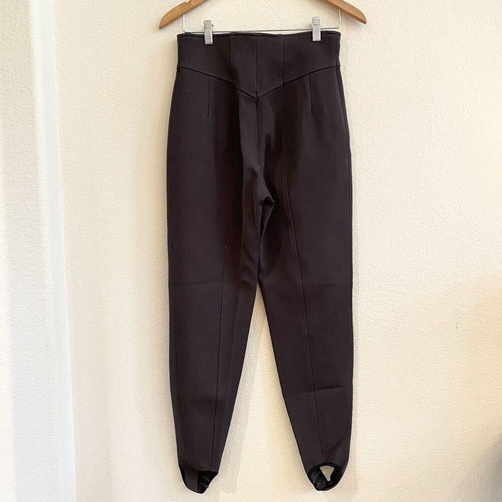 Vintage Nordica‎ Technical Women’s Stirrup Winter Pants Italy size 44/ 10 Black - Picture 10 of 13